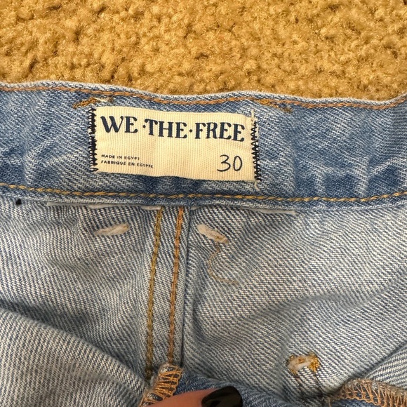 We The Free Light Blue Denim Shorts - Picture 2 of 4